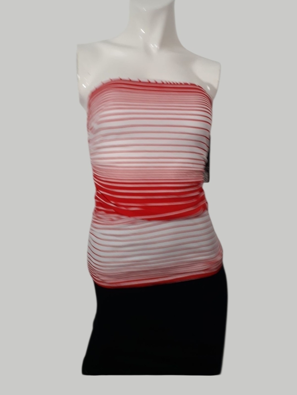 VTG Y2K KMART Sofia by sofia Vergara Red & White Striped Tube Top